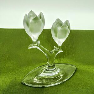 Riedel Crystal Kirsten Frosted Double Light Candlestick